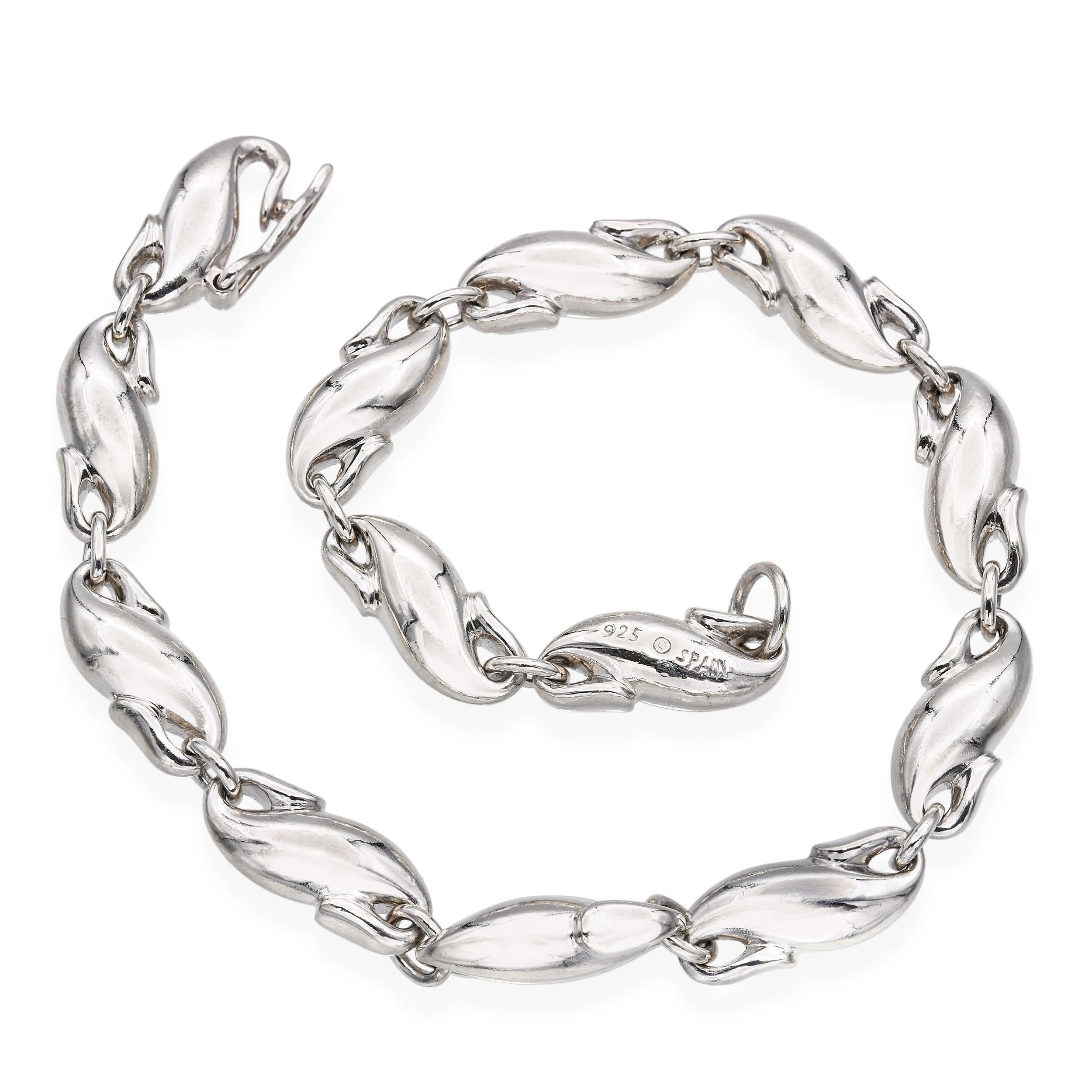 Tiffany & Co. Bracciale A Link di Elsa Peretti in argento sterling con cavalluccio marino in vendita 1