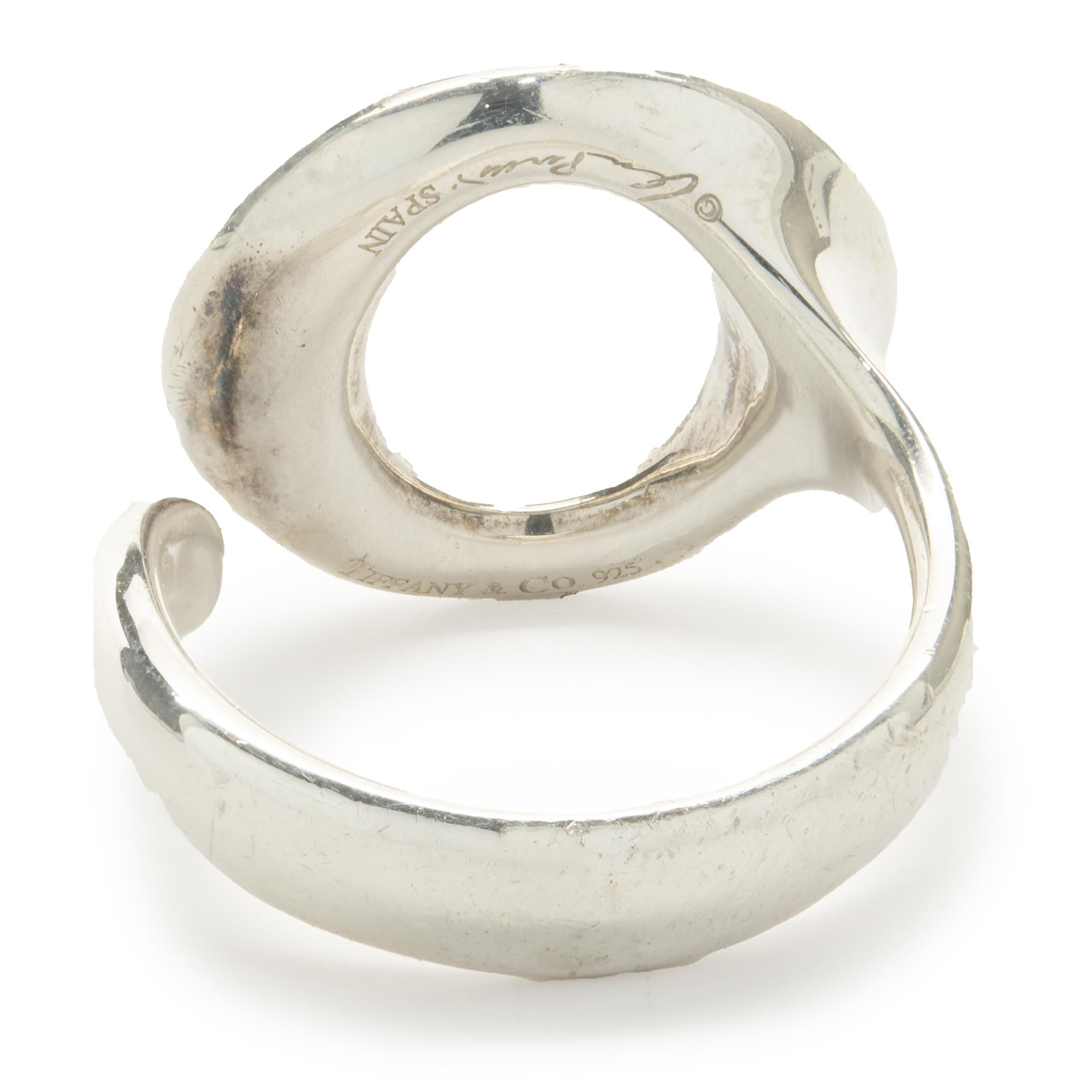 Tiffany & Co. Elsa Peretti Sterling Silver Sevillana Ring In Excellent Condition In Scottsdale, AZ