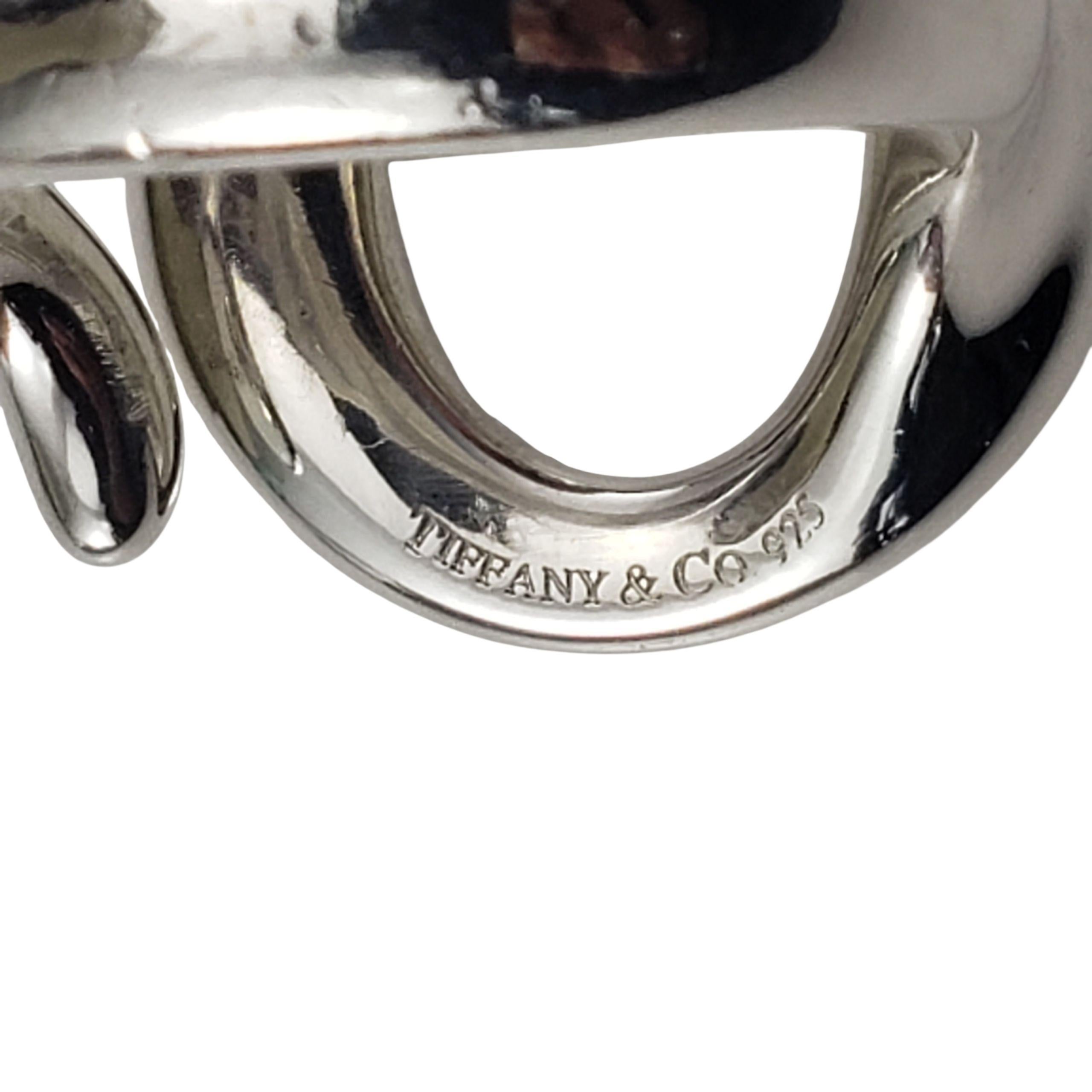 Tiffany & Co. Elsa Peretti Anello Sevillana in argento sterling misura 6 #22351 in vendita 1