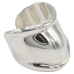 Tiffany & Co. Elsa Peretti Sterling Silver Small Bone Cuff Bracelet