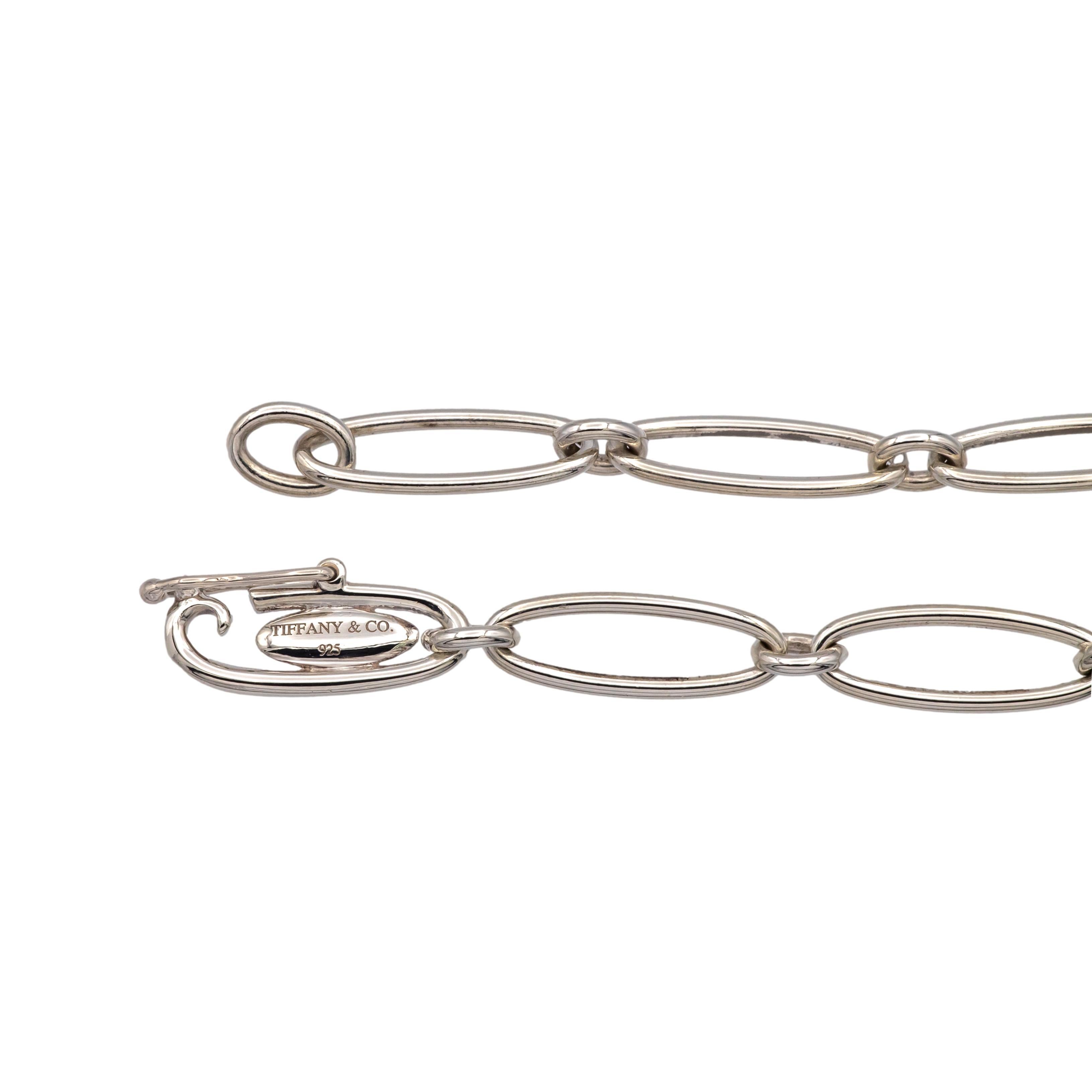 Contemporary Tiffany & Co. Elsa Peretti Sterling Silver Starfish Charm Bracelet, 7.5