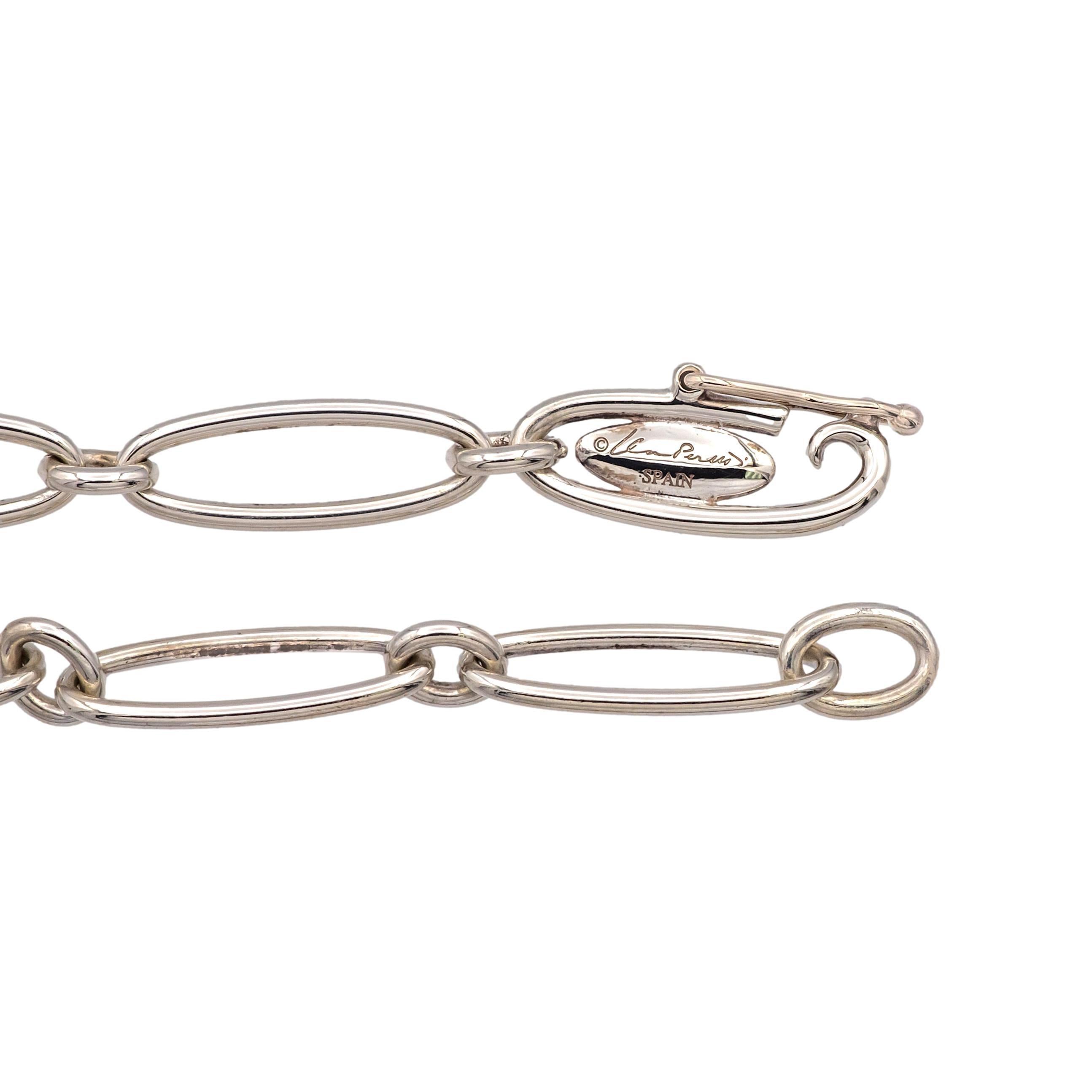 Tiffany & Co. Elsa Peretti Sterling Silver Starfish Charm Bracelet, 7.5