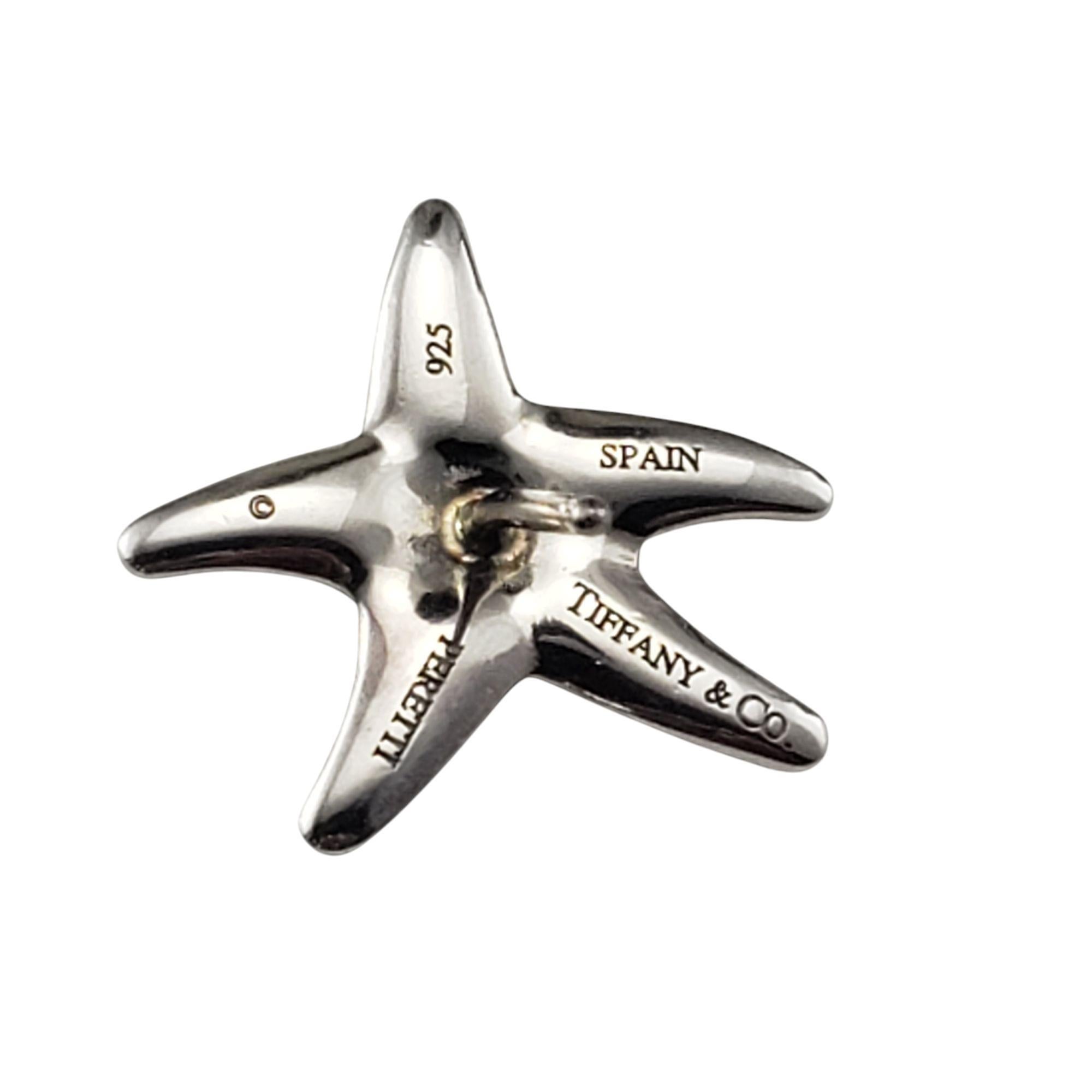 Tiffany & Co. Elsa Peretti Sterling Silver Starfish Stud Earrings #21363 For Sale 1