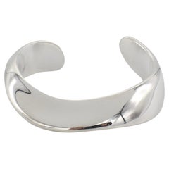 Tiffany & Co. Elsa Peretti Sterling Silver Swirl Cuff Bracelet