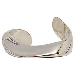 Tiffany & Co Elsa Peretti Sterling Silver Swirl Cuff