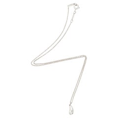 Tiffany & Co. Elsa Peretti Sterling Silver Teardrop 12mm Necklace