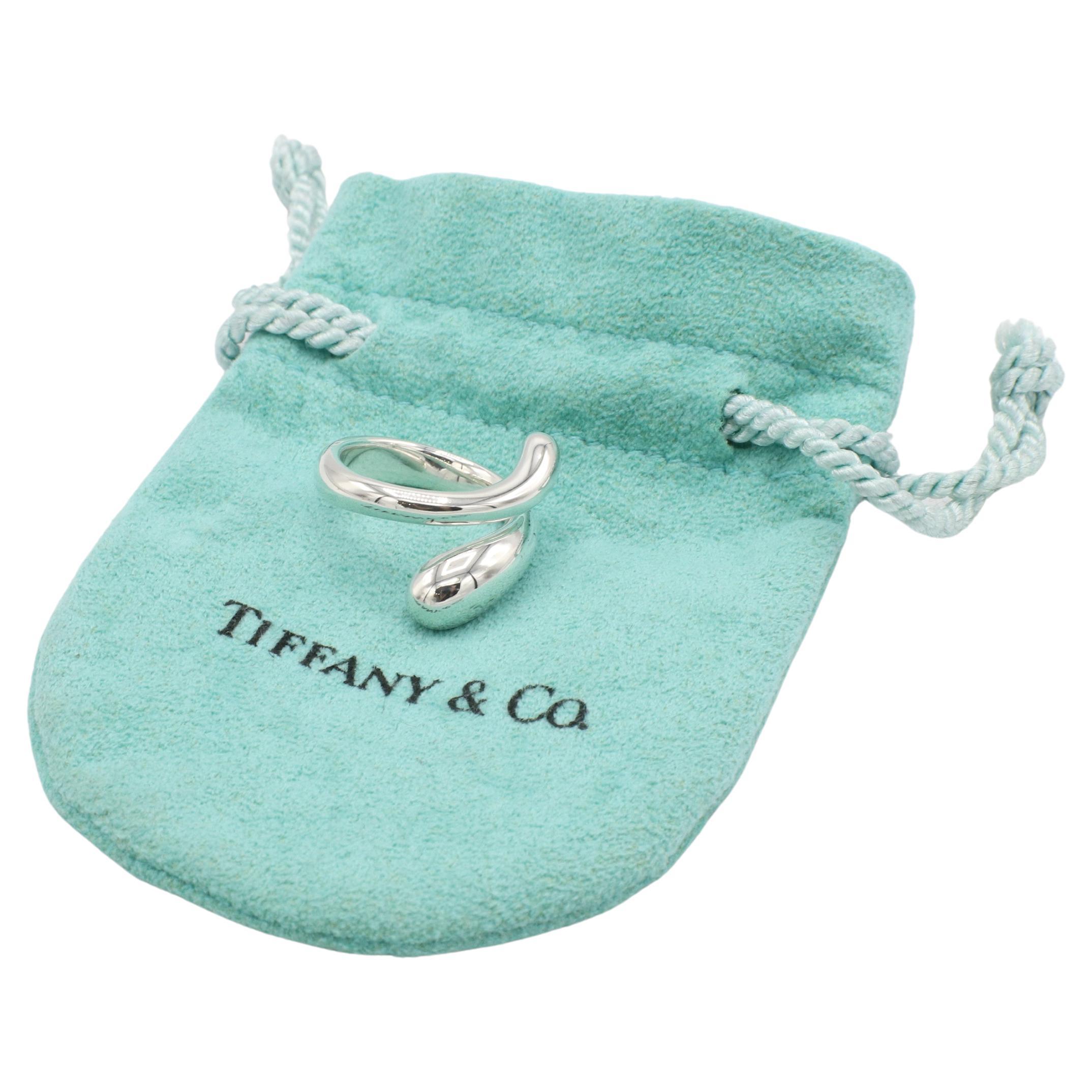 Women's Tiffany & Co. Elsa Peretti Sterling Silver Teardrop Bypass Ring