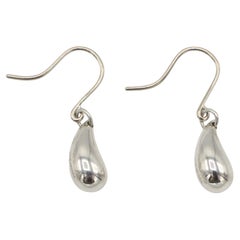 Tiffany & Co. Elsa Peretti Sterling Silver Teardrop Dangle Earrings