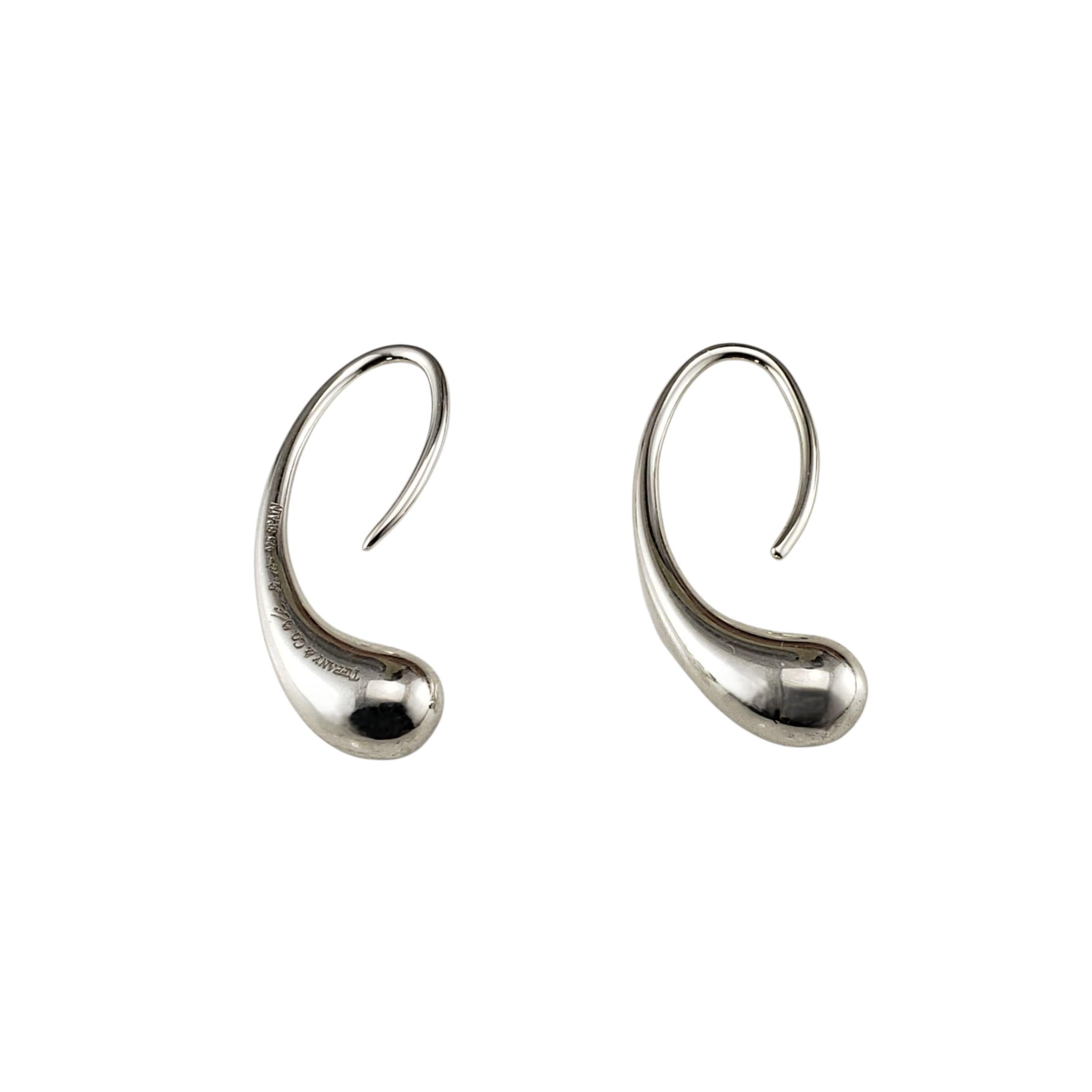 Contemporaneo Tiffany & Co. Elsa Peretti Orecchini a goccia in argento 925 con scatola  #23028 in vendita