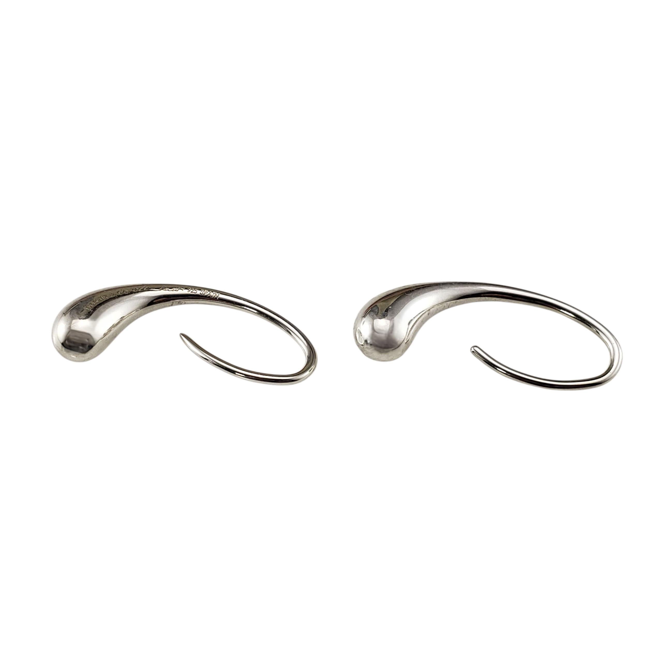 Donna Tiffany & Co. Elsa Peretti Orecchini a goccia in argento 925 con scatola  #23028 in vendita
