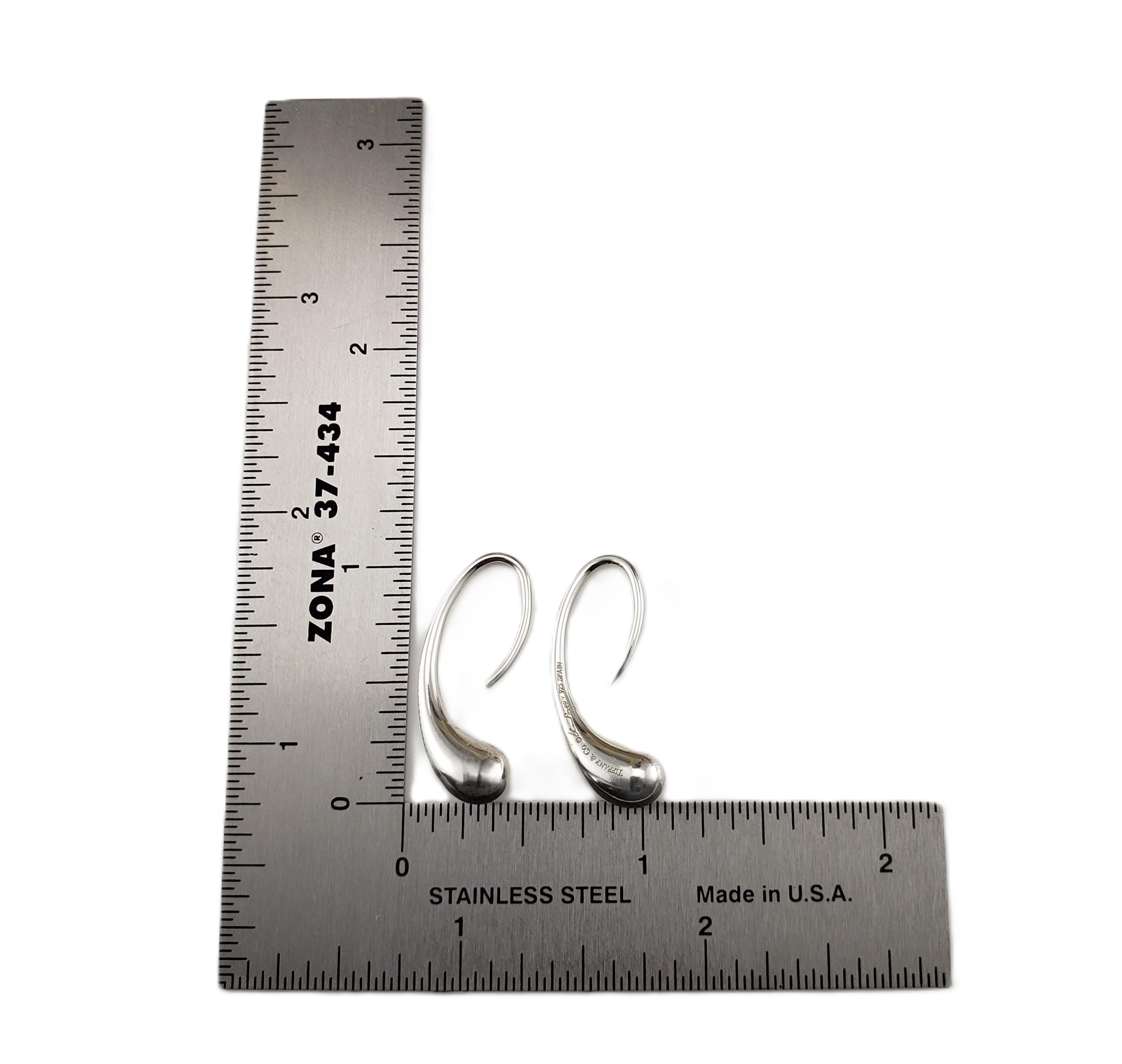 Tiffany & Co. Elsa Peretti Orecchini a goccia in argento 925 con scatola  #23028 in vendita 1