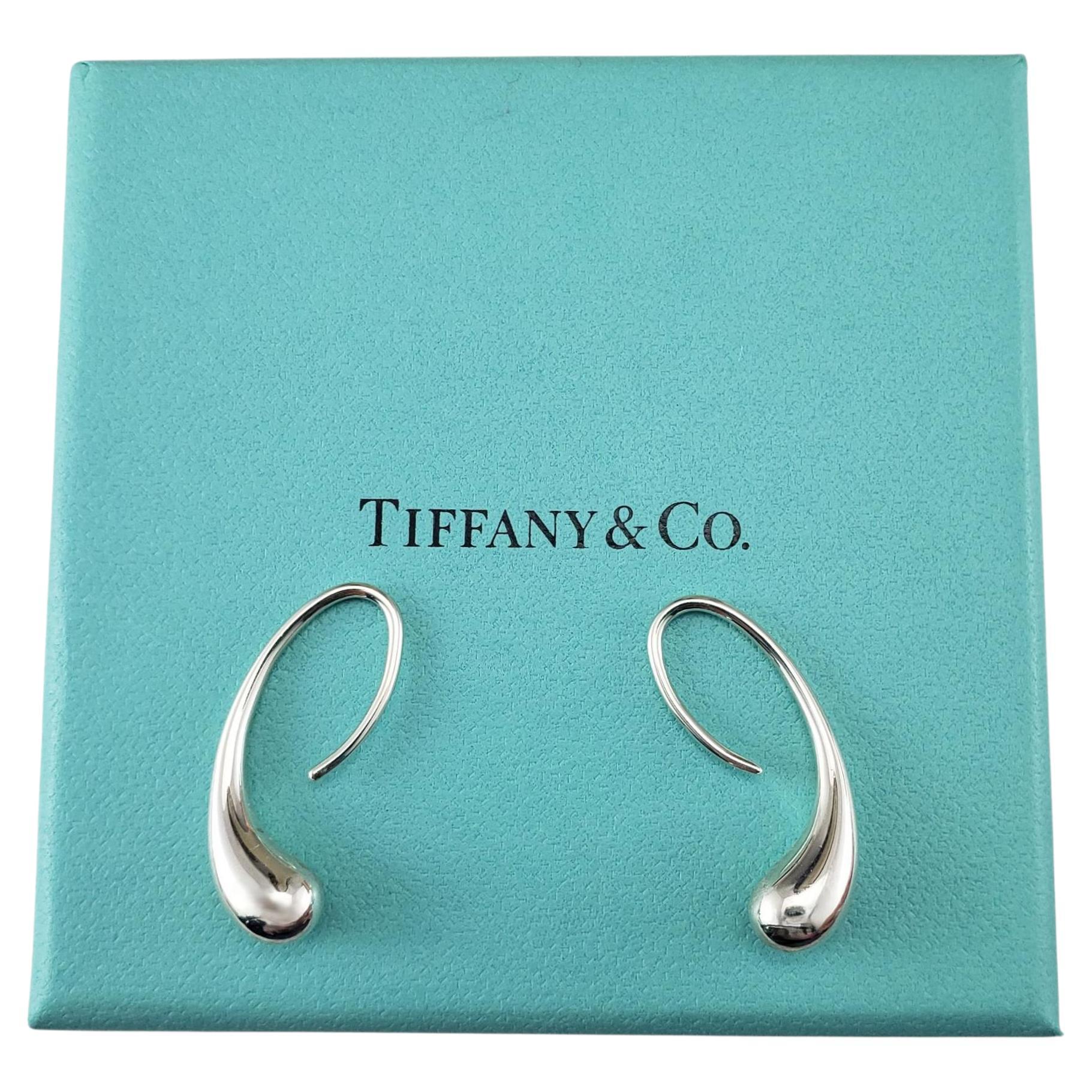 Tiffany & Co. Elsa Peretti Orecchini a goccia in argento 925 con scatola  #23028 in vendita