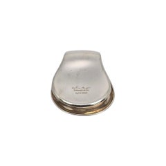 Tiffany & Co Elsa Peretti Sterling Silver Thumbprint Money Clip  #21828