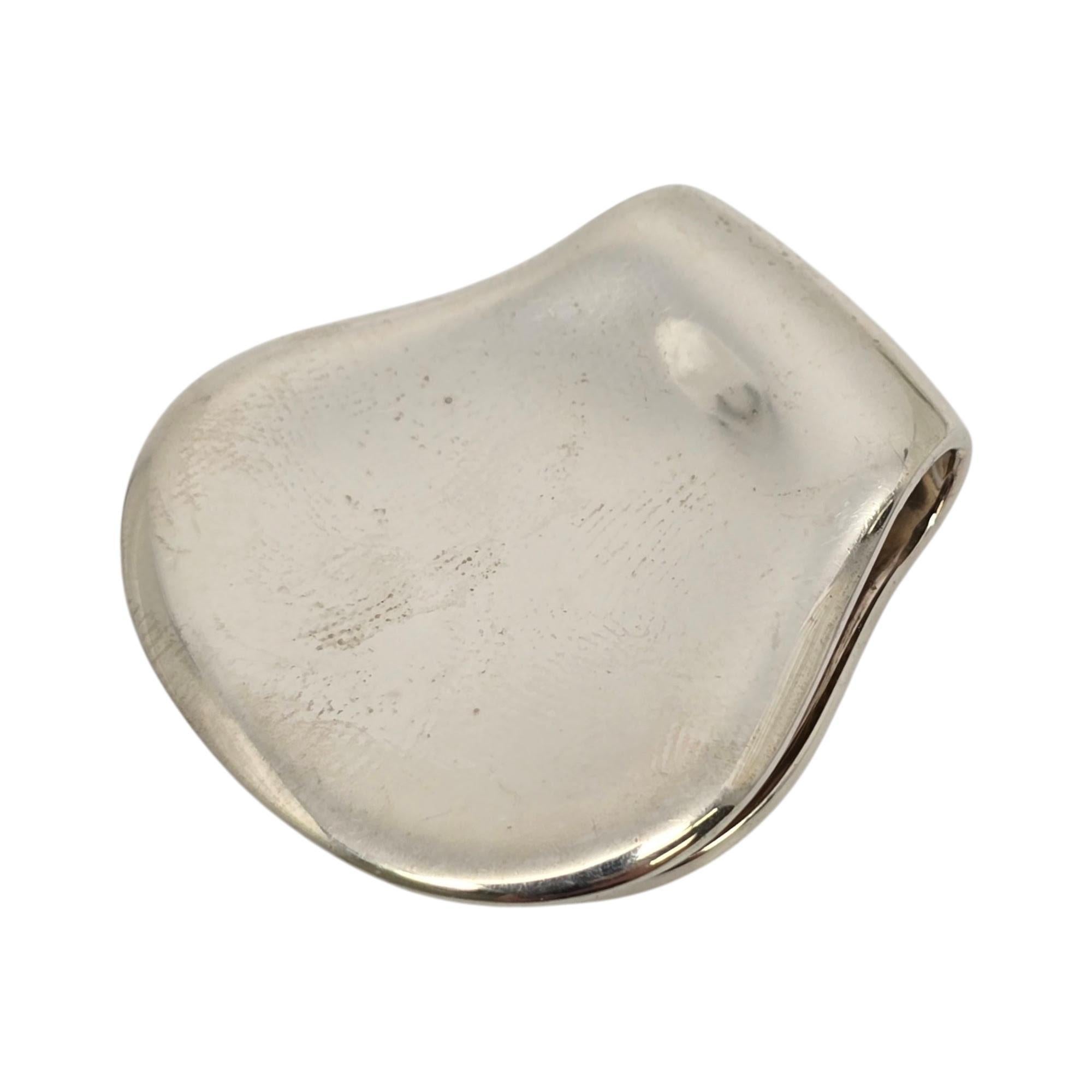 Tiffany & Co Elsa Peretti Sterling Silver Thumbprint Money Clip  #21828 en vente 1