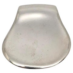 Tiffany & Co Elsa Peretti Sterling Silver Thumbprint Money Clip  #21828