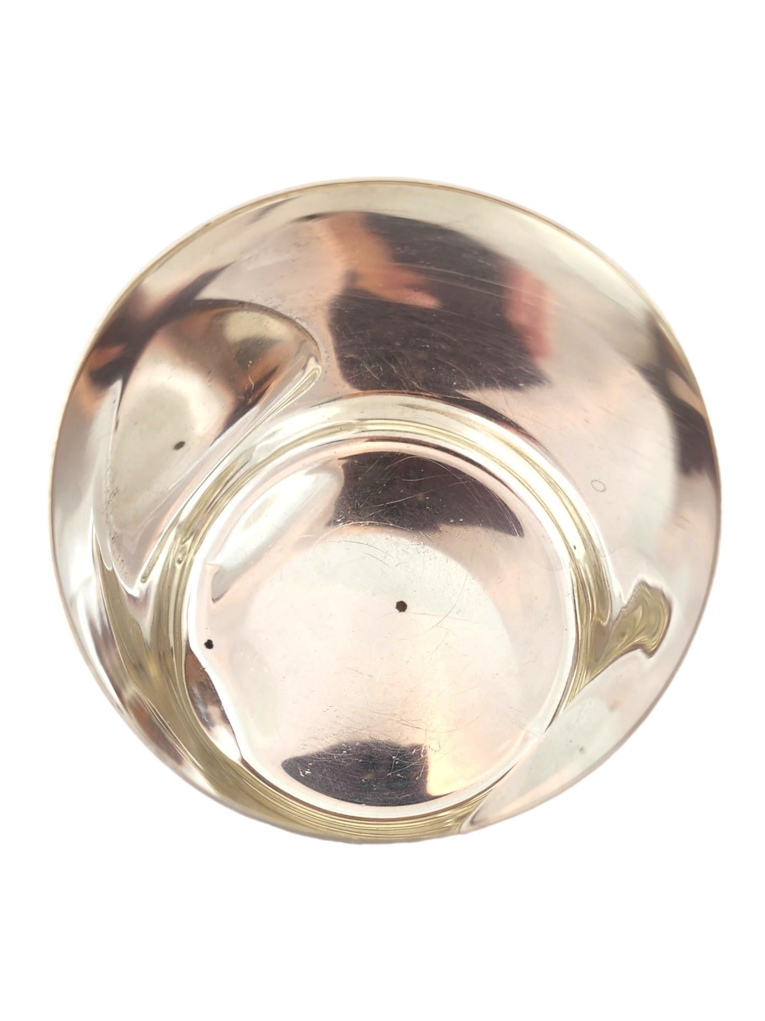 Tiffany & Co Elsa Peretti Sterling Silver Thumbprint Water Cup #18359 2