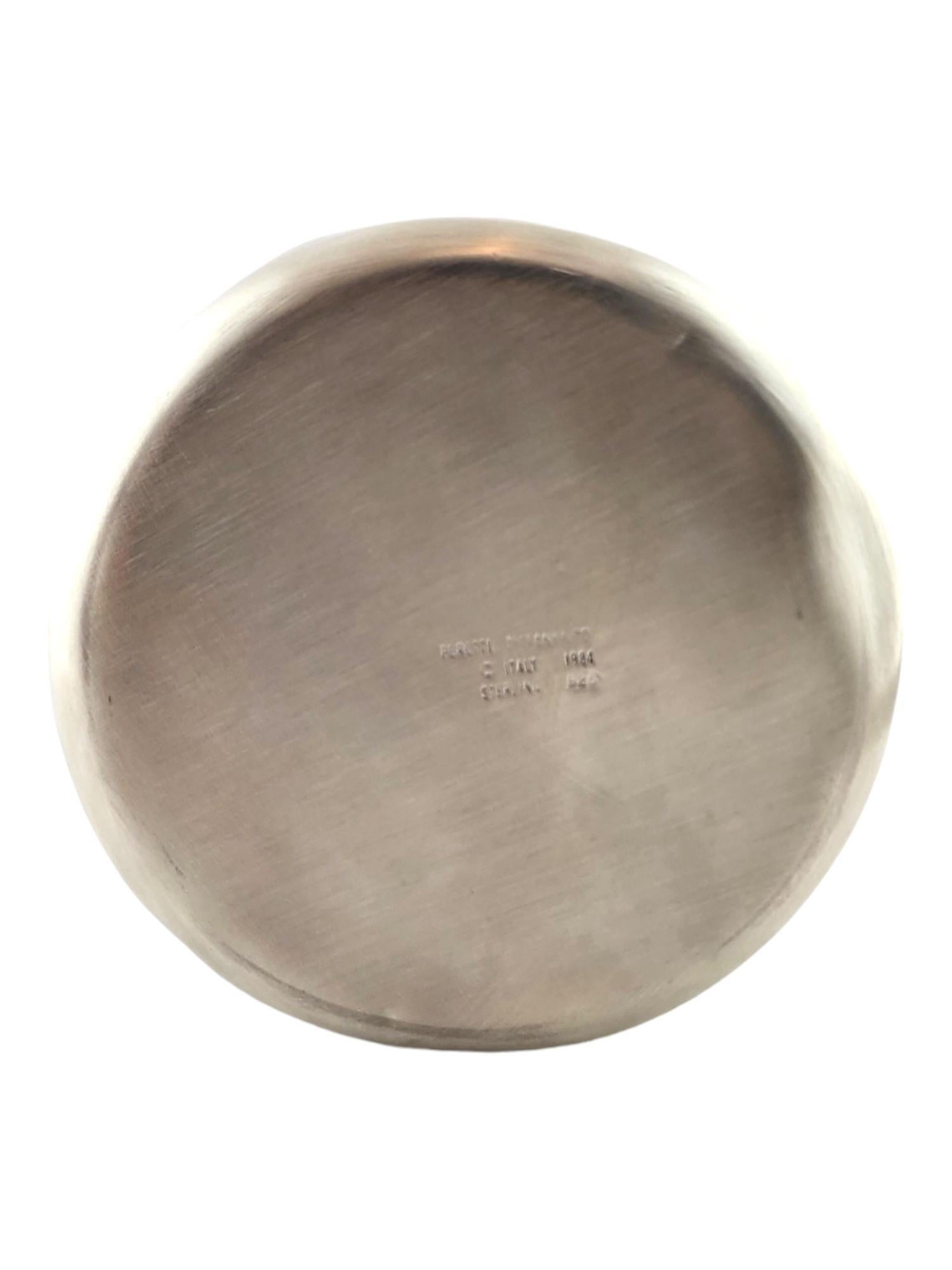 Tiffany & Co Elsa Peretti Sterling Silver Thumbprint Water Cup #18359 3