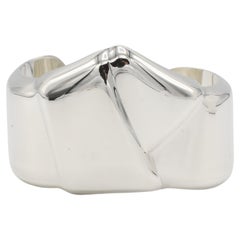 Tiffany & Co. Elsa Peretti Sterling Silver Vintage 1978 Knot Cuff Bracelet