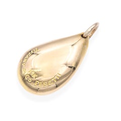 Tiffany & Co Elsa Peretti Teardrop 18k Yellow Gold Pendant