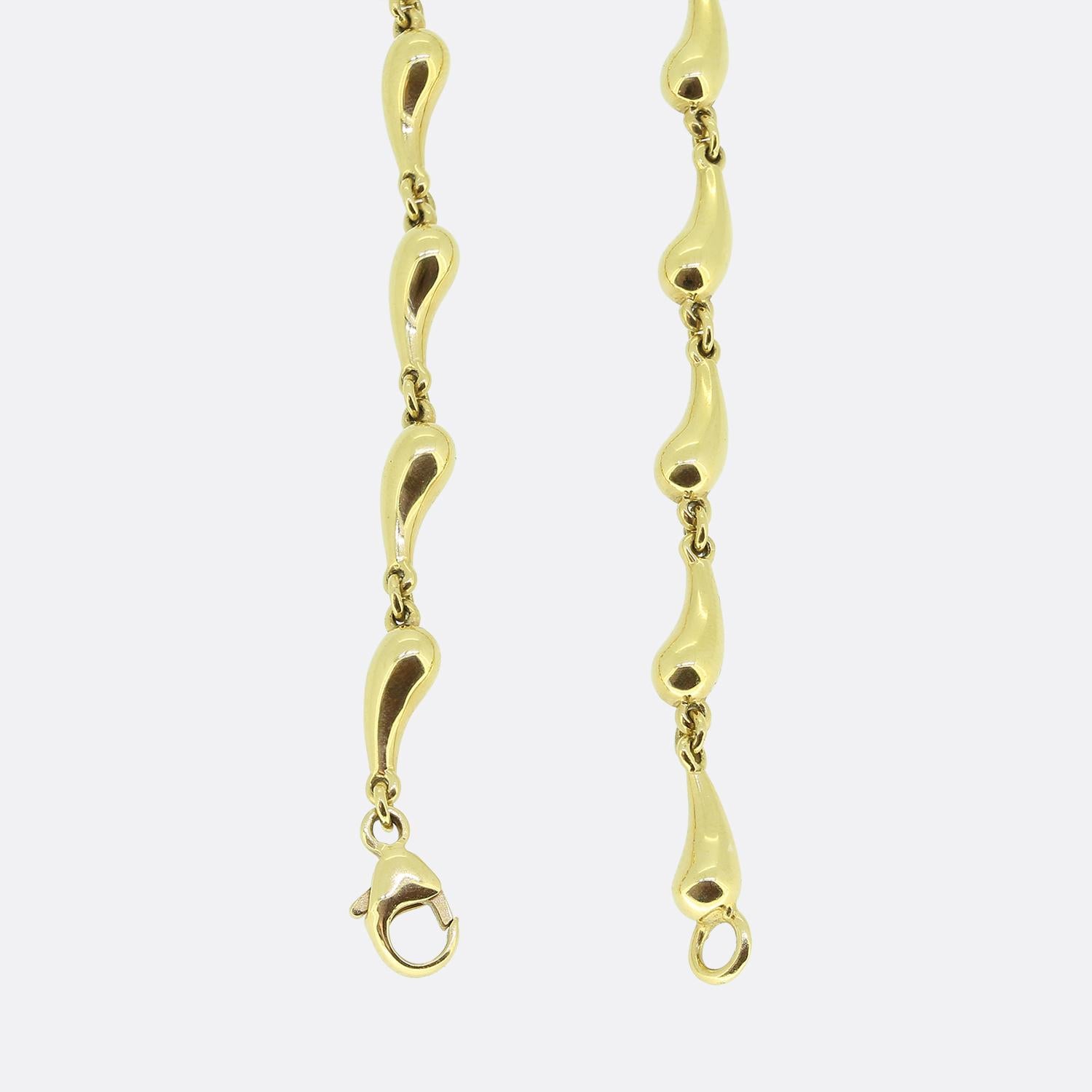Tiffany & Co. Collana con catena a goccia Elsa Peretti In condizioni ottime in vendita a London, GB