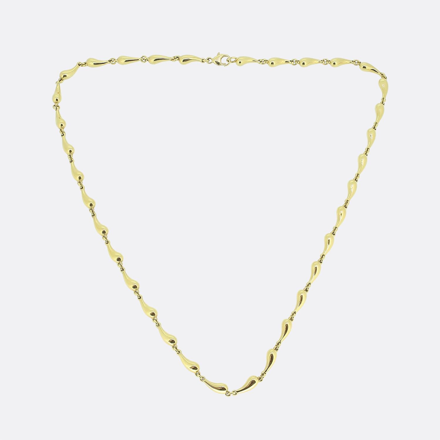 da uomo o donna Tiffany & Co. Collana con catena a goccia Elsa Peretti in vendita