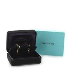 Tiffany & Co. Elsa Peretti Teardrop Earrings 18K Yellow Gold