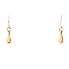 Tiffany & Co. Elsa Peretti Teardrop Earrings 18K Yellow Gold