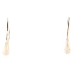 Tiffany & Co. Elsa Peretti Teardrop Earrings Sterling Silver