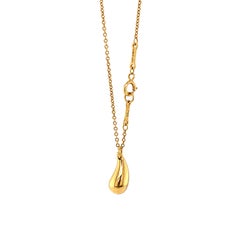 Tiffany & Co. Collana con ciondolo a goccia Elsa Peretti in oro giallo 18 carati