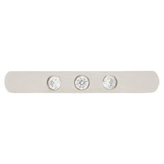 Tiffany & Co. Fede nuziale con tre diamanti di Elsa Peretti