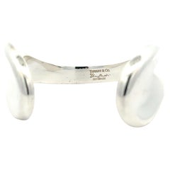 Tiffany & Co. Elsa Peretti 'Thumb Print' Sterling Silver Cuff Bracelet