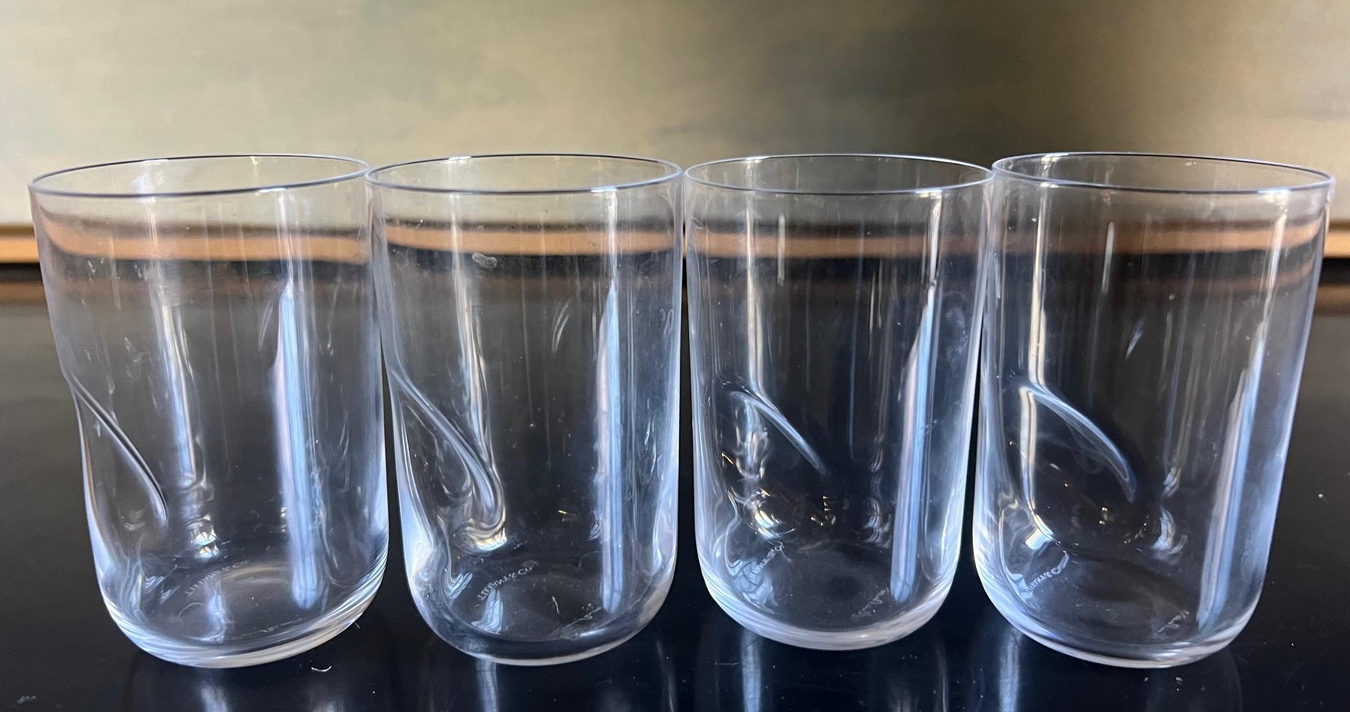 Tiffany & Co, Elsa Peretti Copas con huella dactilar - Set de 4 Moderno en venta