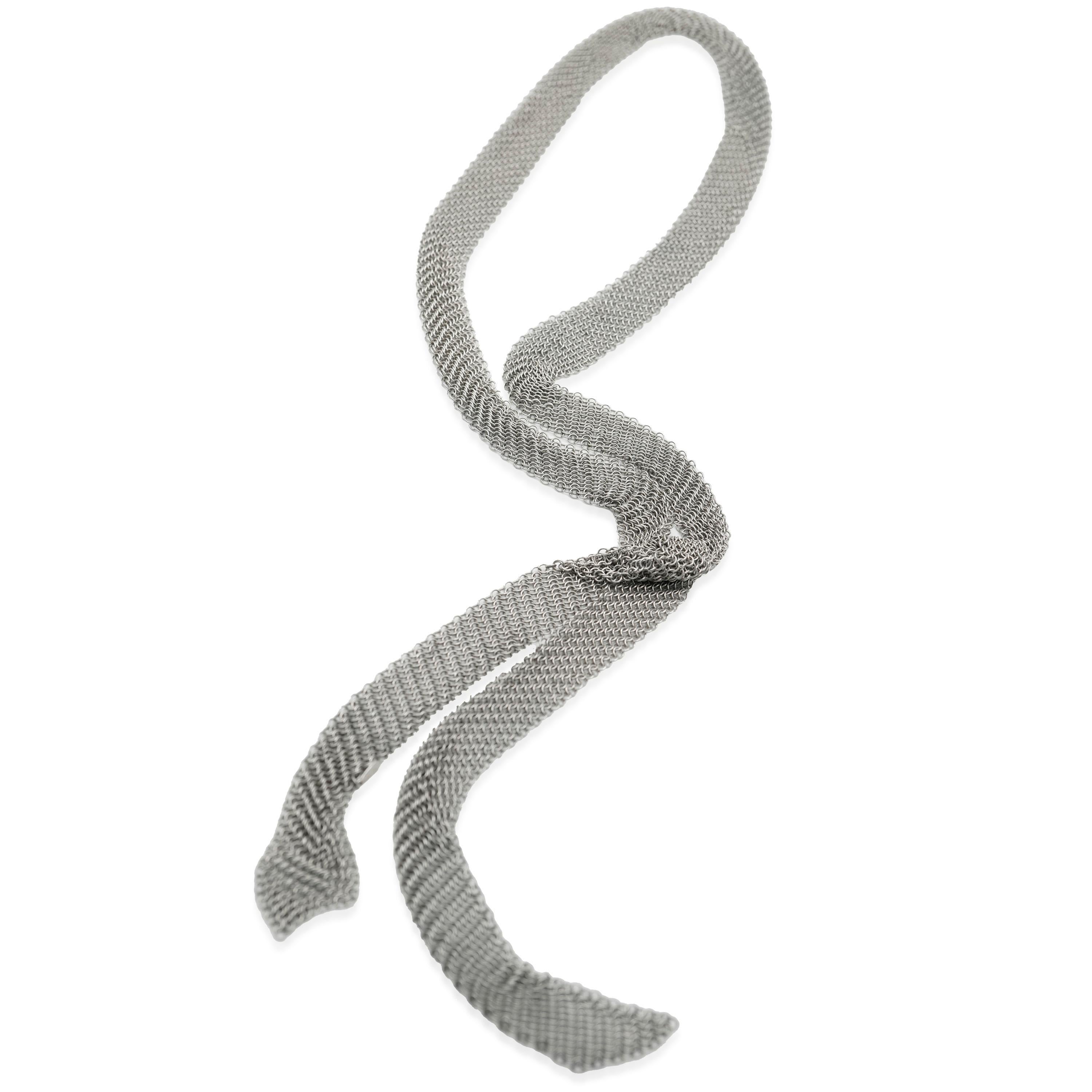 Tiffany & Co. Elsa Peretti Vintage Mesh Scarf Necklace in Sterling Silver

PRIMARY DETAILS
SKU: 140641
Listing Title: Tiffany & Co. Elsa Peretti Vintage Mesh Scarf Necklace in Sterling Silver
Condition Description: Italian jewelry designer Elsa