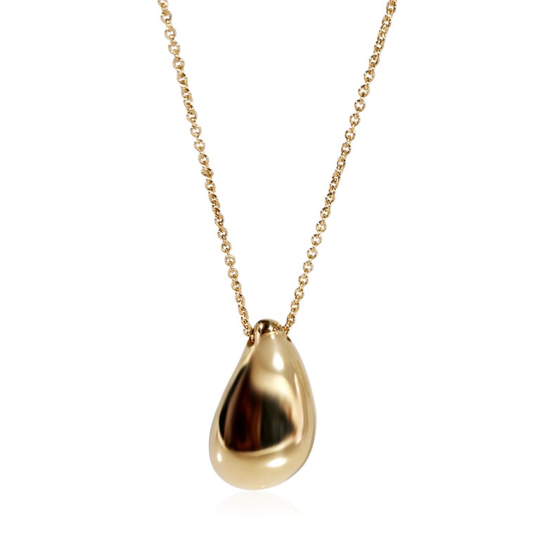 Tiffany and Co. Elsa Peretti Vintage Teardrop Pendant in 18k Yellow ...