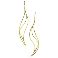 Tiffany 
Co Elsa Peretti Wave Earrings