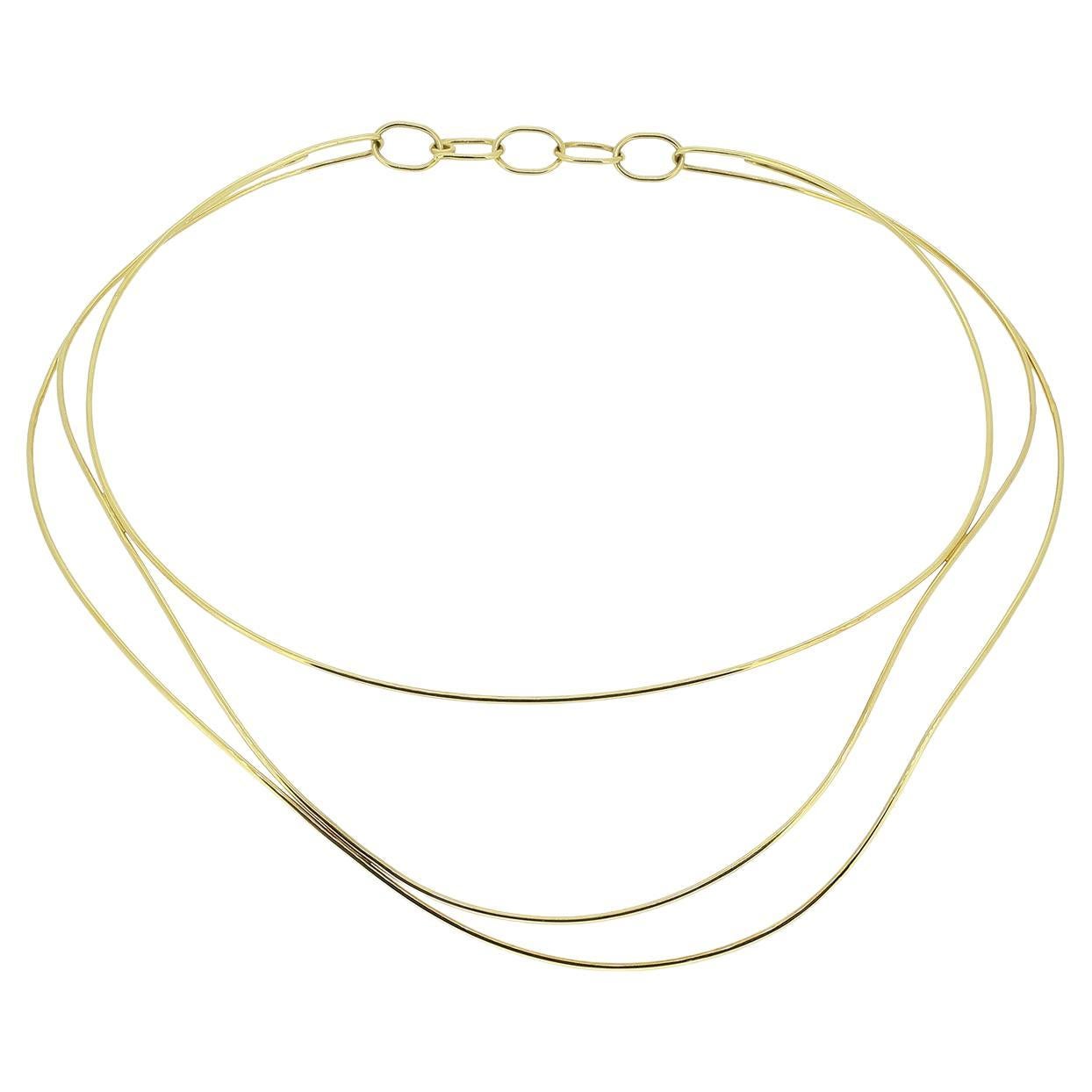 Tiffany 
Co. Elsa Peretti Wave Necklace For Sale