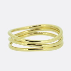 Tiffany & Co. Elsa Peretti Wave Ring Size J (49)