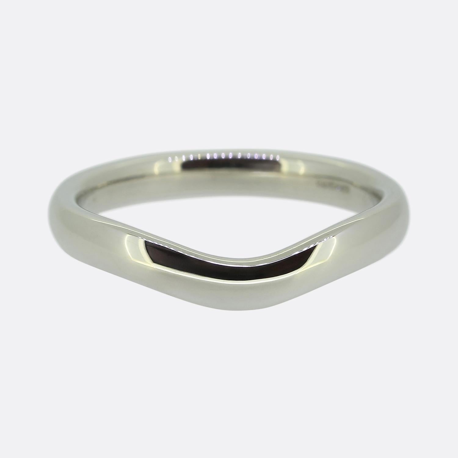 Women's or Men's Tiffany & Co. Elsa Peretti Wedding Band Ring For Sale