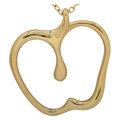 Tiffany & Co. Elsa Peretti Gelbgold Apfel große Halskette