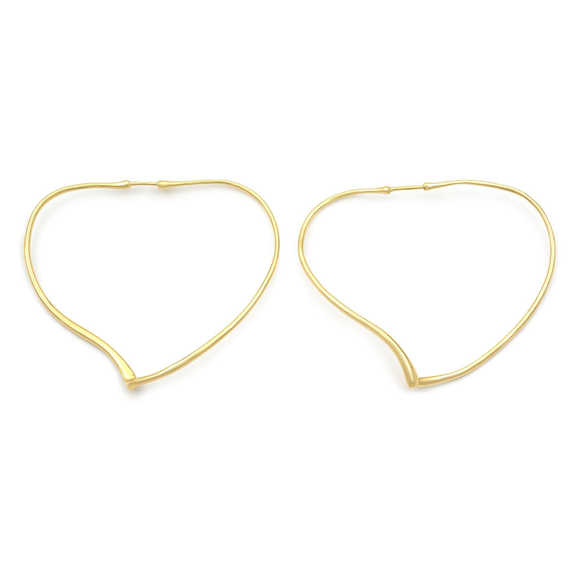 open heart hoop earrings tiffany