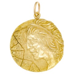 Tiffany & Co. Elsa Peretti Yellow Gold Virgo Pendant