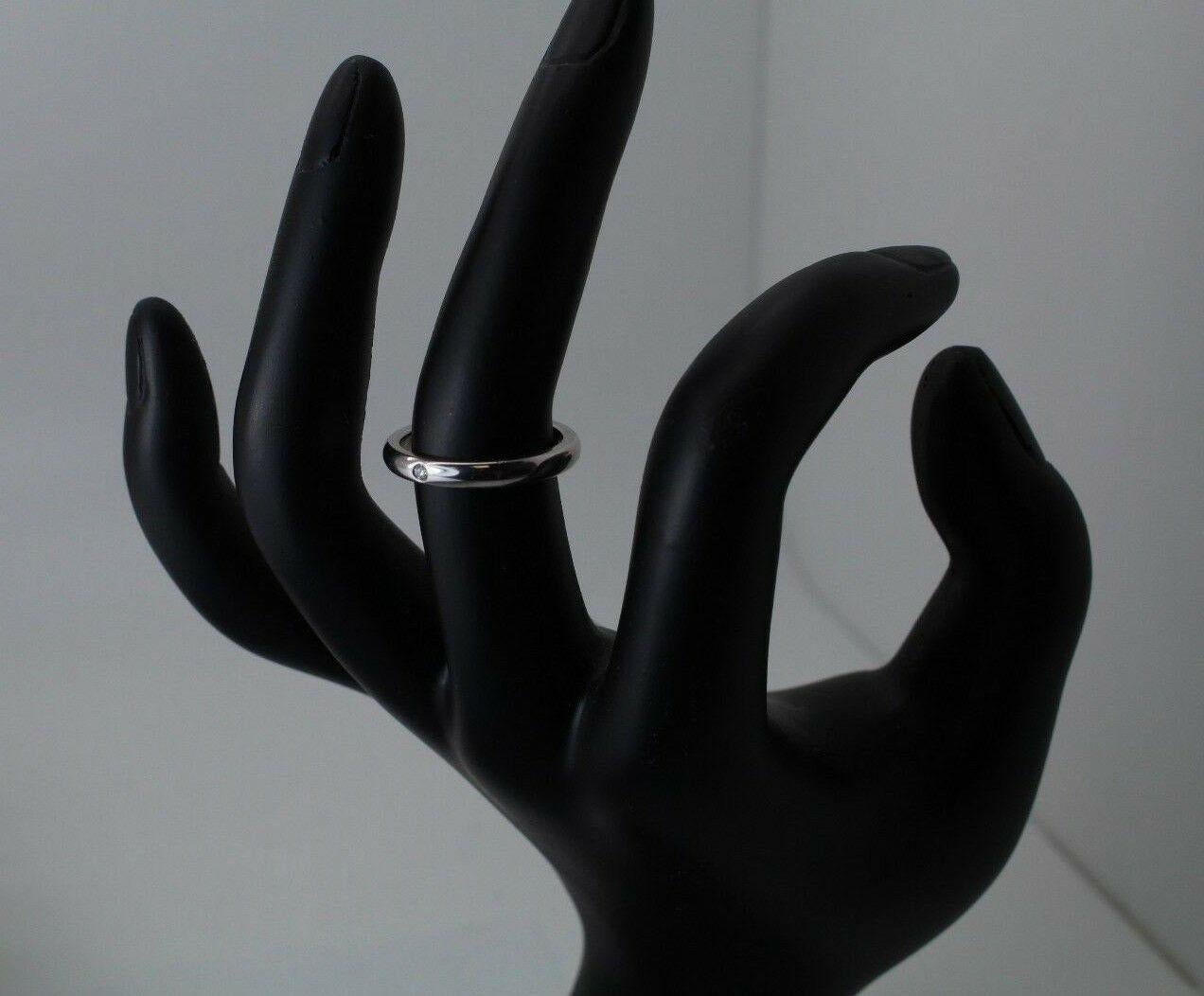 Modern Tiffany & Co. Elsa Perritti Sterling Silver Diamond Ring For Sale
