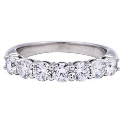 Tiffany & Co. "Embrace" 7-Stone .91 Carat Wedding Ring