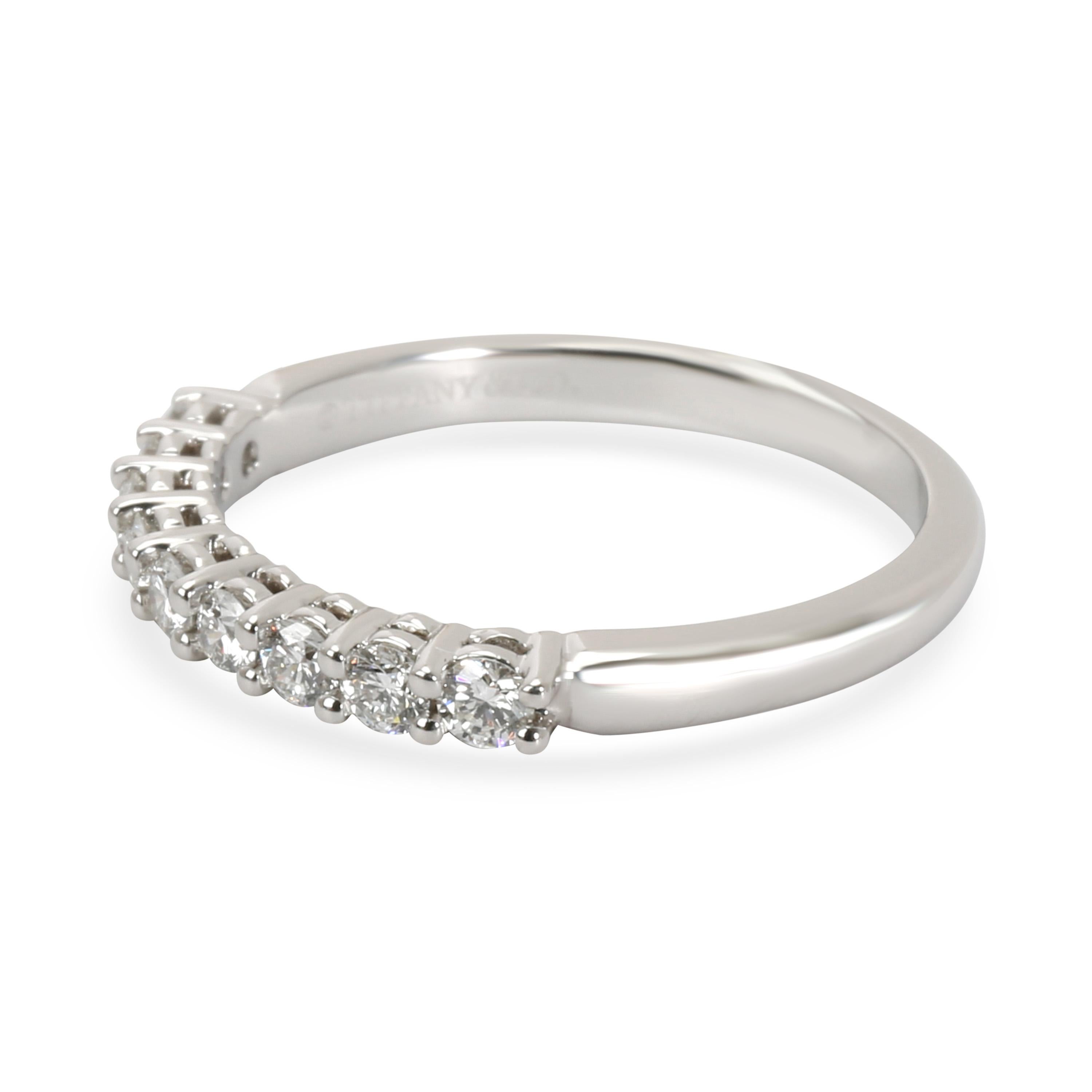 Tiffany & Co. Embrace Diamond Band in Platinum 0.27 Carat In Excellent Condition In New York, NY