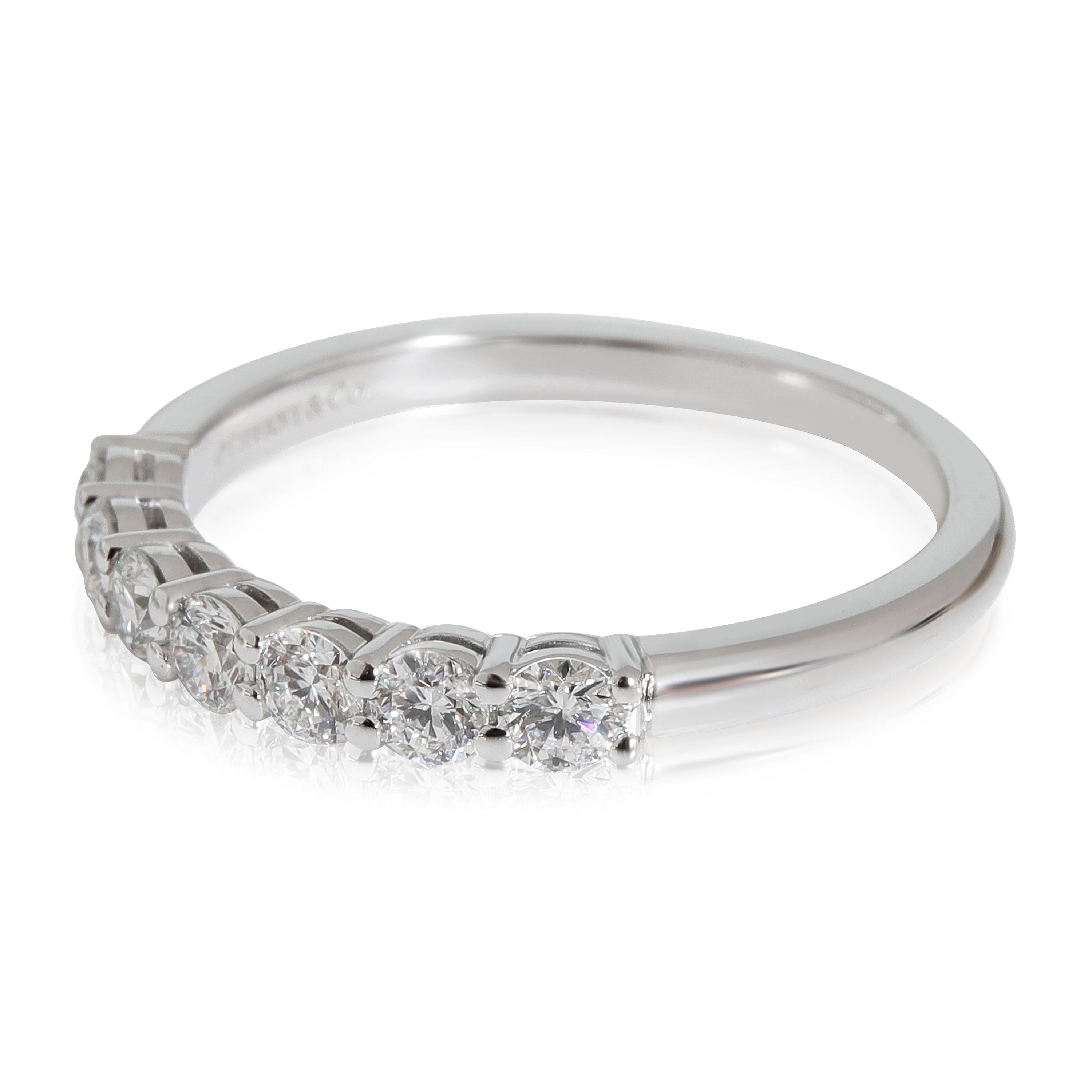 Tiffany & Co. Embrace Diamond Band in Platinum 0.57 Ctw In Excellent Condition In New York, NY