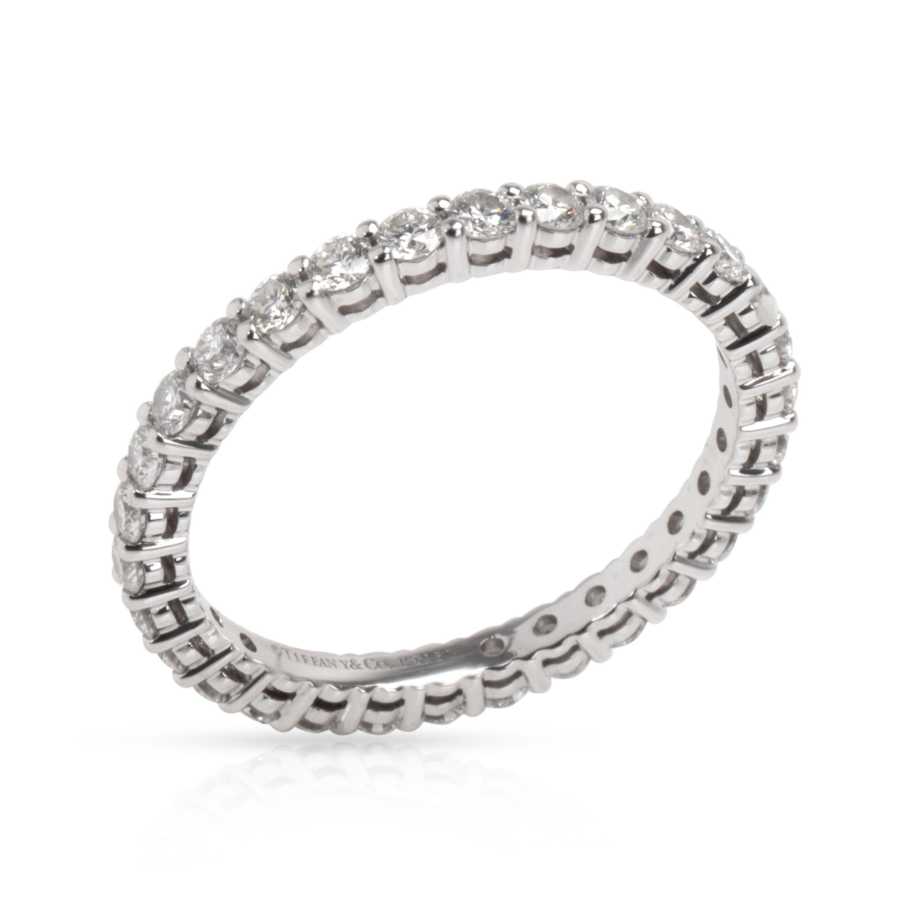 Round Cut Tiffany & Co. Embrace Diamond Eternity Band in Platinum 0.85 Carat