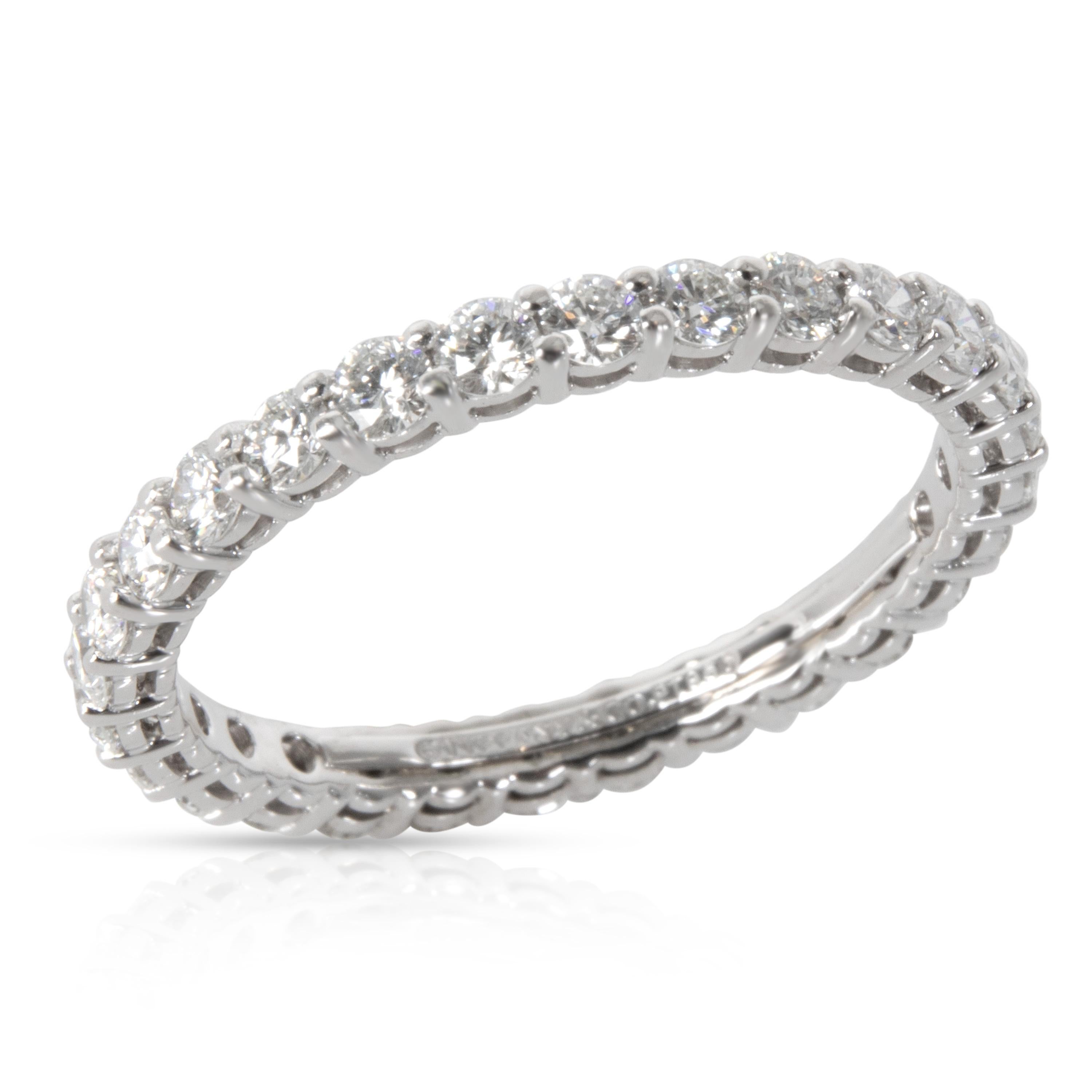 Tiffany & Co. Embrace Diamond Eternity Band in Platinum 0.85 Carat In Excellent Condition In New York, NY
