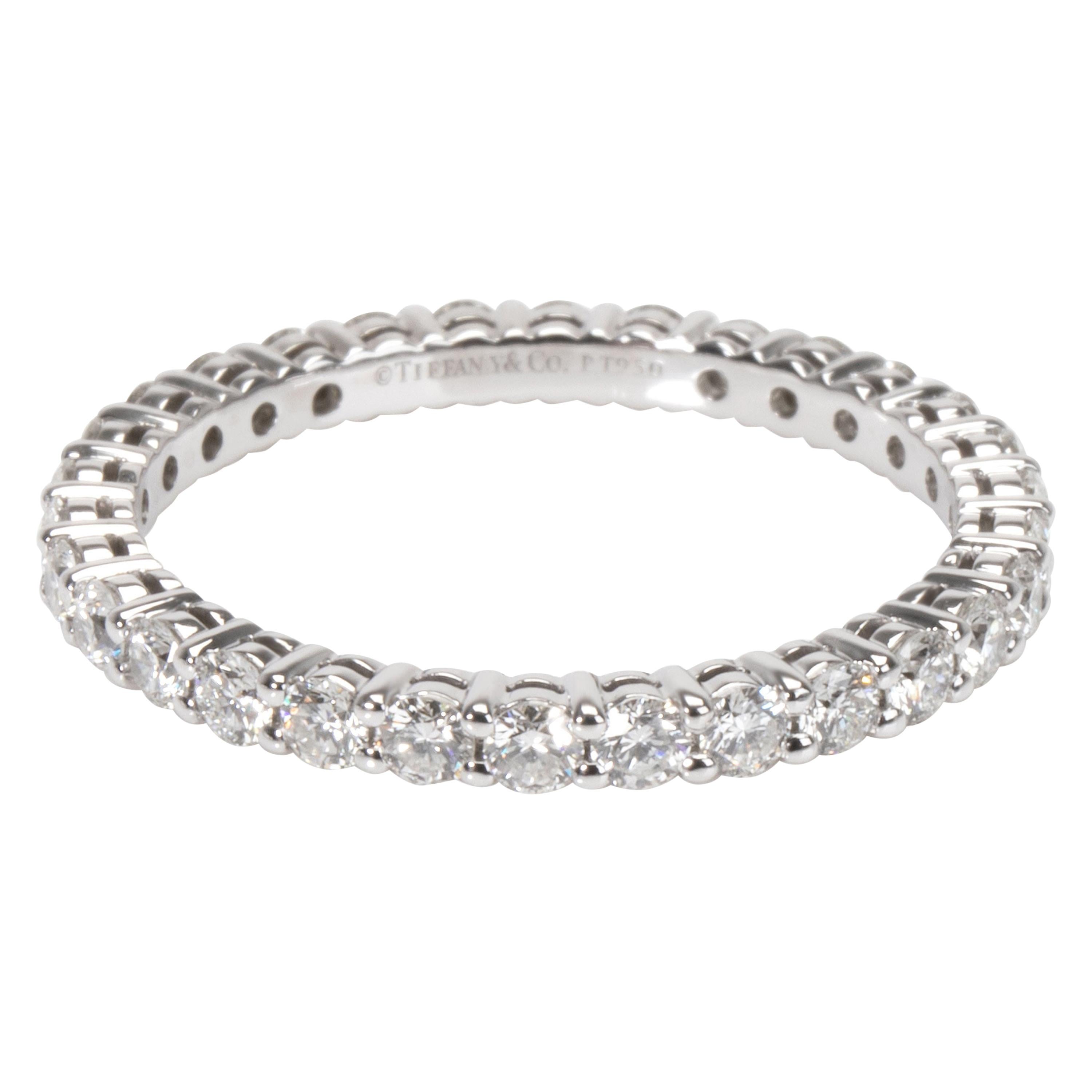 Tiffany 
Co. Embrace Diamond Eternity Band in Platinum 0.85 Carat
