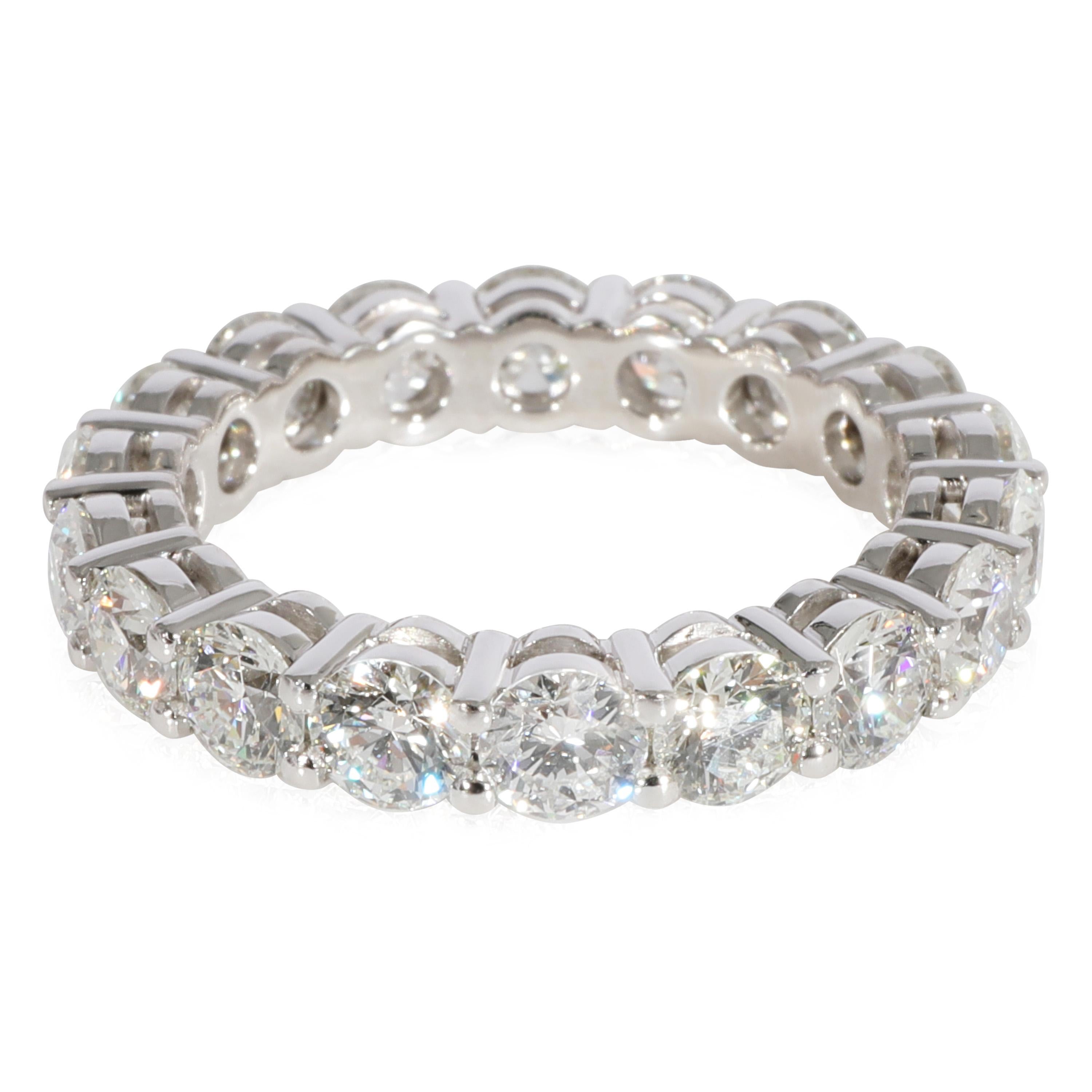 Tiffany & Co. Embrace Diamond Eternity Band in Platinum 2.86 CTW In Excellent Condition In New York, NY