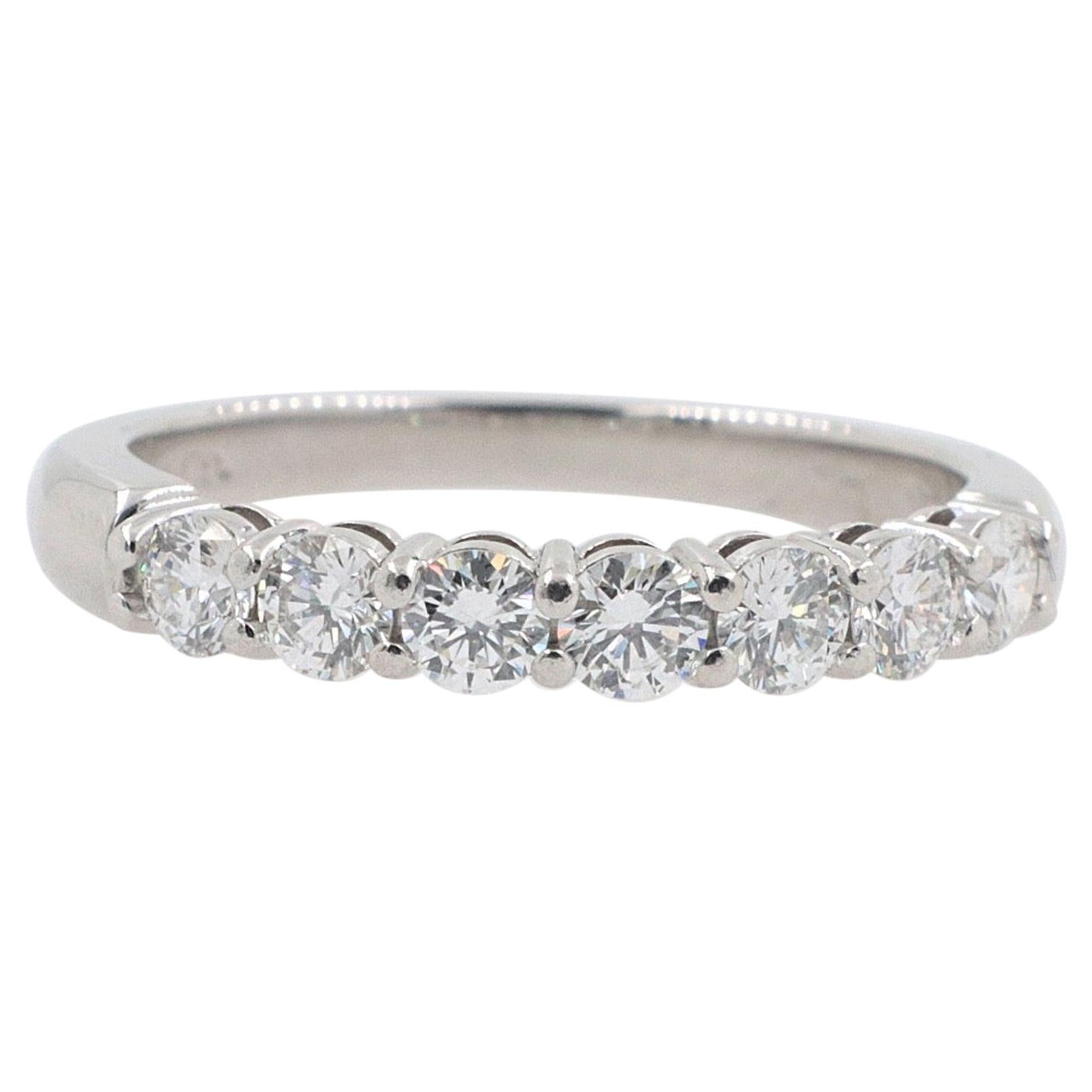 Tiffany & Co. Embrace Diamond 0.57 tcw Shared Prong Band Ring in Platinum